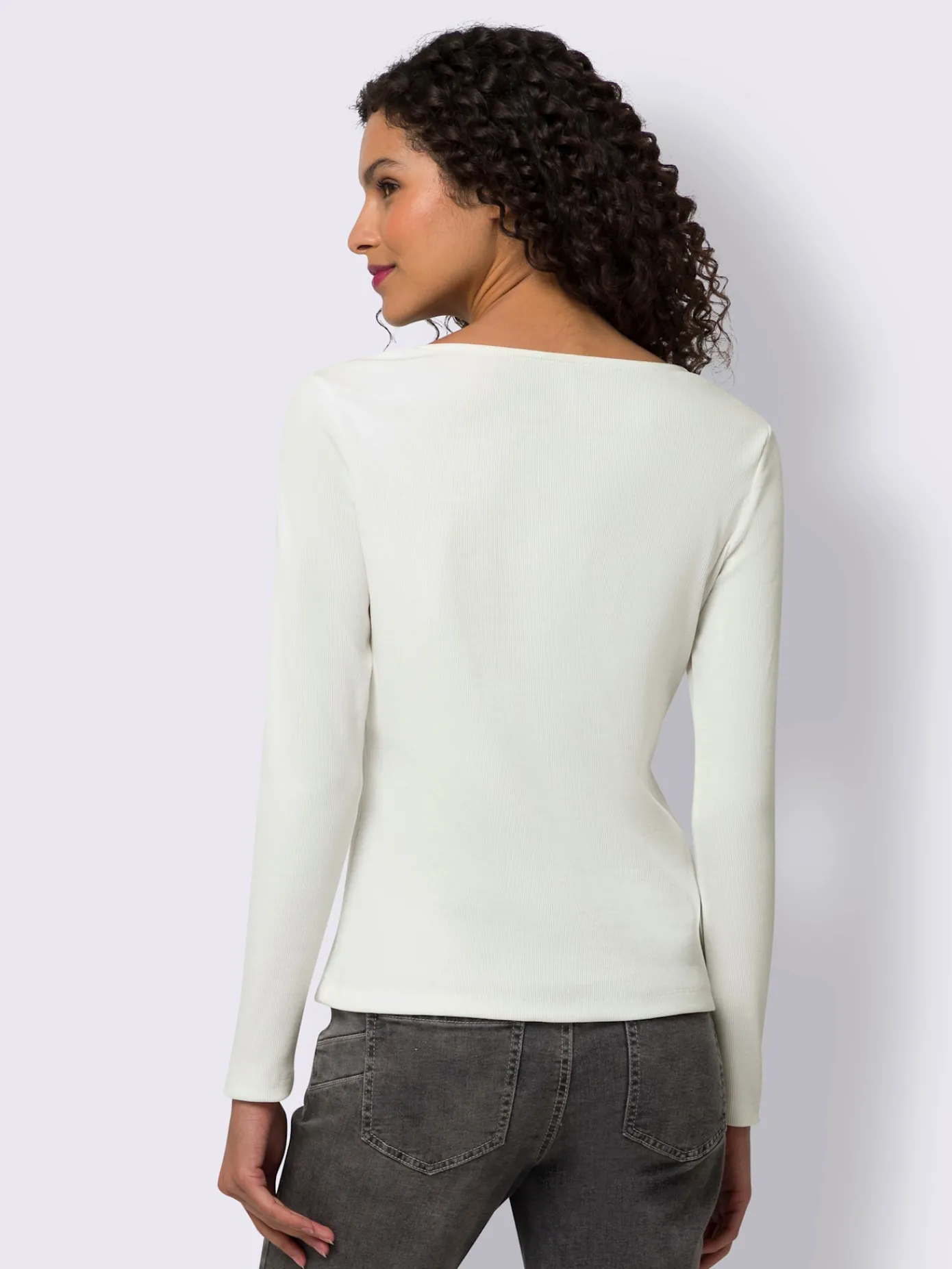 Linea Tesini T-Shirts<T-shirt à manches longues détails en dentelle tendance