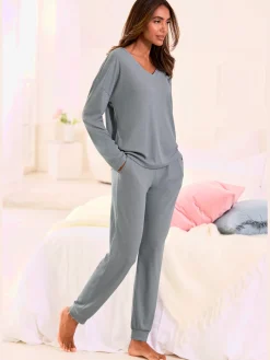 Vivance Dreams T-Shirts<T-shirt à manches longues en tricot côtelé