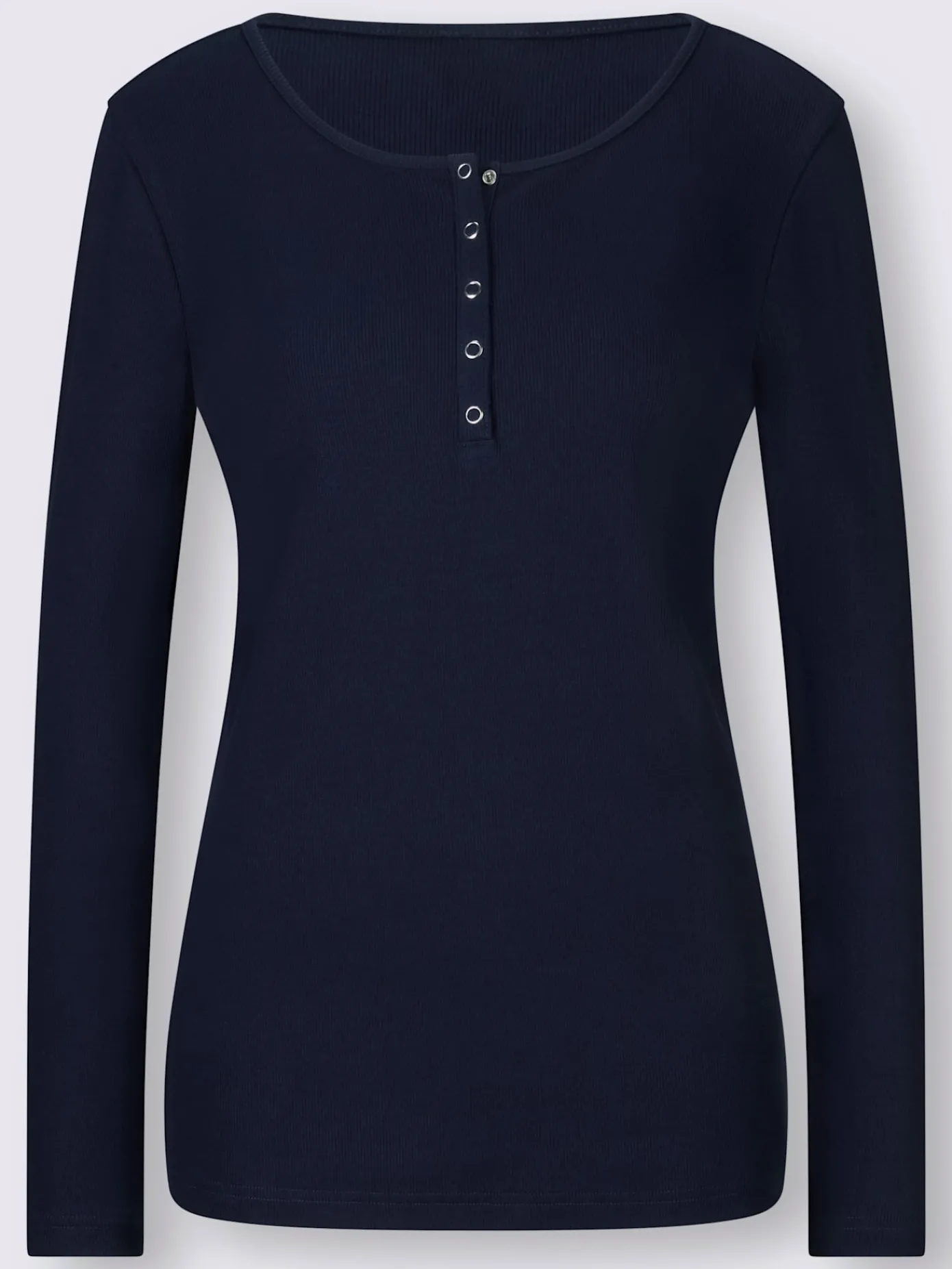 Best Connection T-Shirts<T-shirt à manches longues encolure avec patte de boutonnage