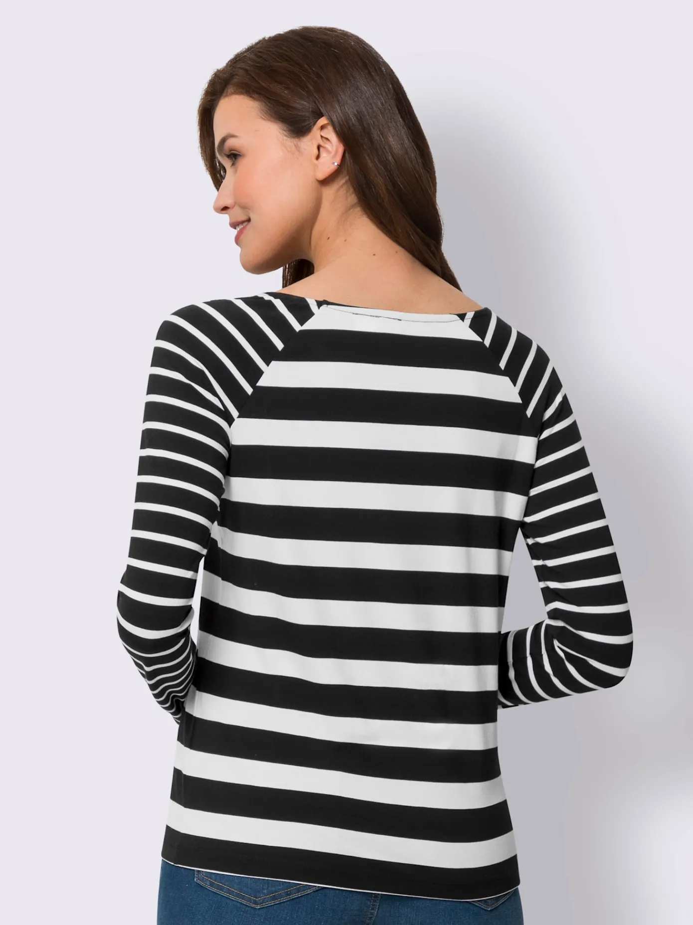 Best Connection T-Shirts<T-shirt à manches longues haut à rayures