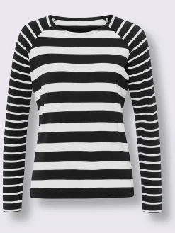 Best Connection T-Shirts<T-shirt à manches longues haut à rayures