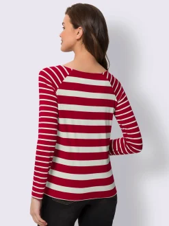 Best Connection T-Shirts<T-shirt à manches longues haut à rayures