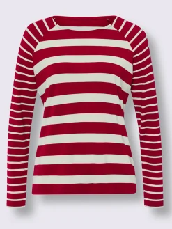 Best Connection T-Shirts<T-shirt à manches longues haut à rayures