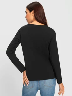 Rick Cardona T-Shirts<T-shirt à manches longues imprimé assorti