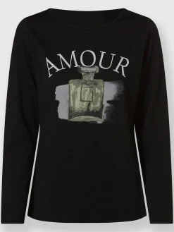 Rick Cardona T-Shirts<T-shirt à manches longues imprimé assorti