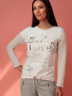 Rick Cardona T-Shirts<T-shirt à manches longues joli aspect batik