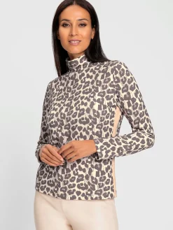 Rick Cardona T-Shirts<T-shirt à manches longues joli motif léopard