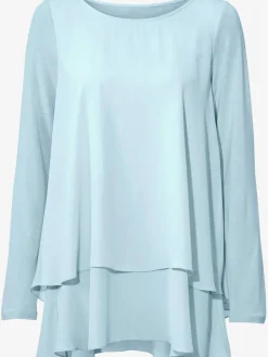 Linea Tesini T-Shirts<T-shirt à manches longues joli look superposé