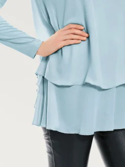 Linea Tesini T-Shirts<T-shirt à manches longues joli look superposé