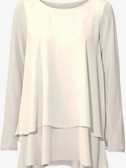 Linea Tesini T-Shirts<T-shirt à manches longues joli look superposé