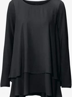 Linea Tesini T-Shirts<T-shirt à manches longues joli look superposé