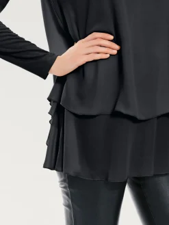 Linea Tesini T-Shirts<T-shirt à manches longues joli look superposé