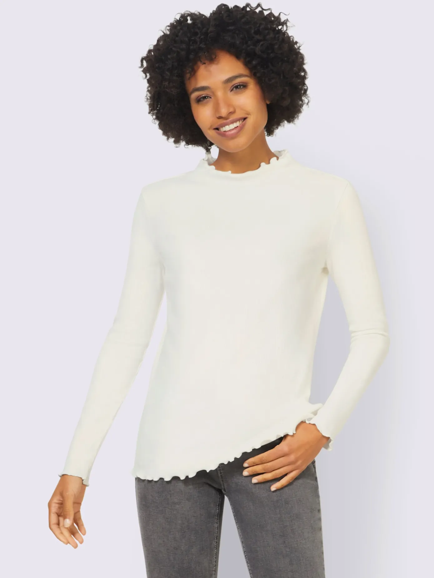 Linea Tesini T-Shirts<T-shirt à manches longues look original et romantique