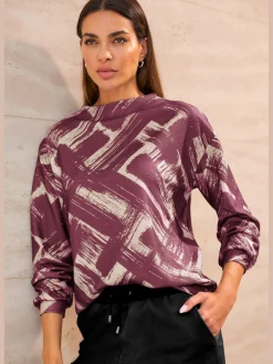 Rick Cardona T-Shirts<T-shirt à manches longues motif imprimé exclusif