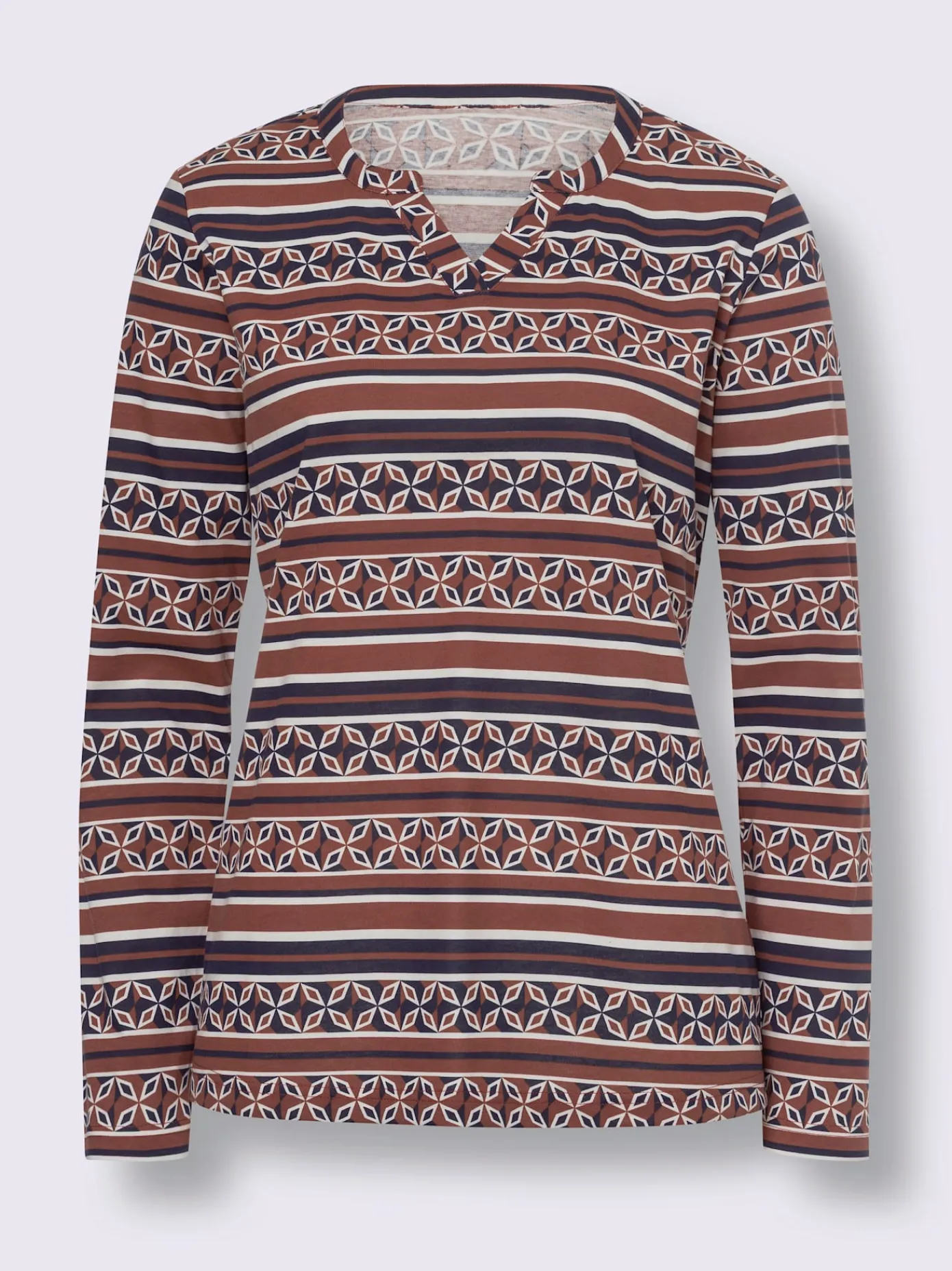 Best Connection T-Shirts<T-shirt à manches longues mélange de motifs