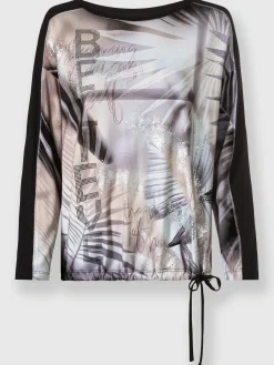 Rick Cardona T-Shirts<T-shirt à manches longues motif imprimé exclusif