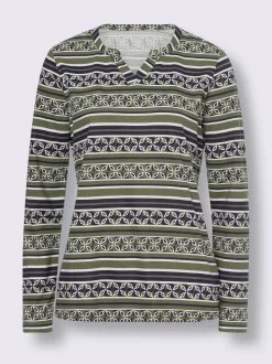 Best Connection T-Shirts<T-shirt à manches longues mélange de motifs