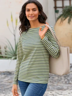 Collection L T-Shirts<T-shirt à manches longues pur coton