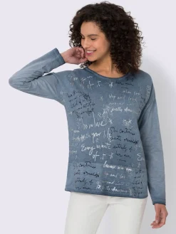 Linea Tesini T-Shirts<T-shirt à manches longues pur coton