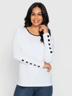 T-Shirts<T-shirt à manches longues qualité interlock indéformable