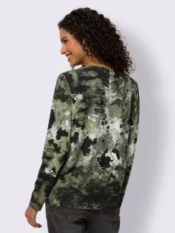 Mandarin T-Shirts<T-shirt à manches longues qualité viscose douce