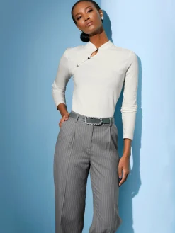 Creation L T-Shirts<T-shirt à manches longues qualité coton doux sur la peau