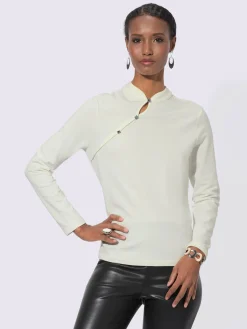 Creation L T-Shirts<T-shirt à manches longues qualité coton doux sur la peau