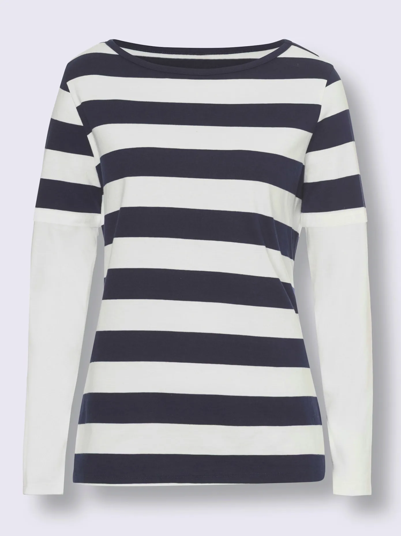 Best Connection T-Shirts<T-shirt à manches longues rayures tendance