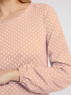 Linea Tesini T-Shirts<T-shirt à manches longues superbe motif à pois