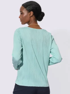 Creation L T-Shirts<T-shirt à manches longues structure jacquard