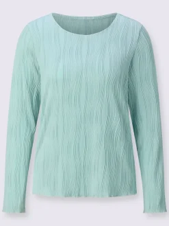 Creation L T-Shirts<T-shirt à manches longues structure jacquard