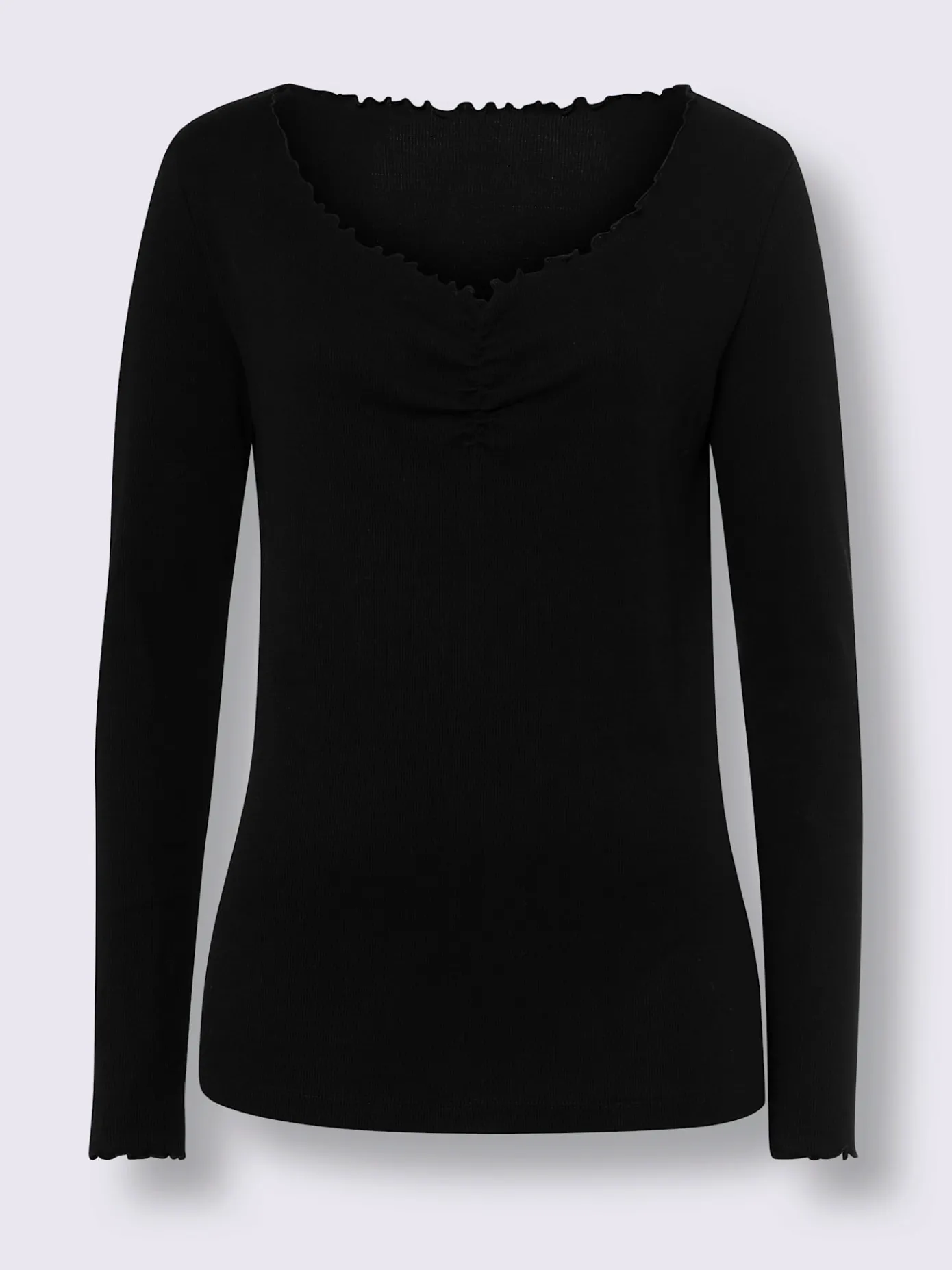 Linea Tesini T-Shirts<T-shirt à manches longues structure côtelée