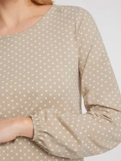 Linea Tesini T-Shirts<T-shirt à manches longues superbe motif à pois