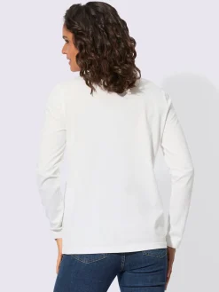 Collection L T-Shirts<T-shirt à manches longues un basique facile à assortir