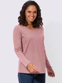 Collection L T-Shirts<T-shirt à manches longues un basique facile à assortir