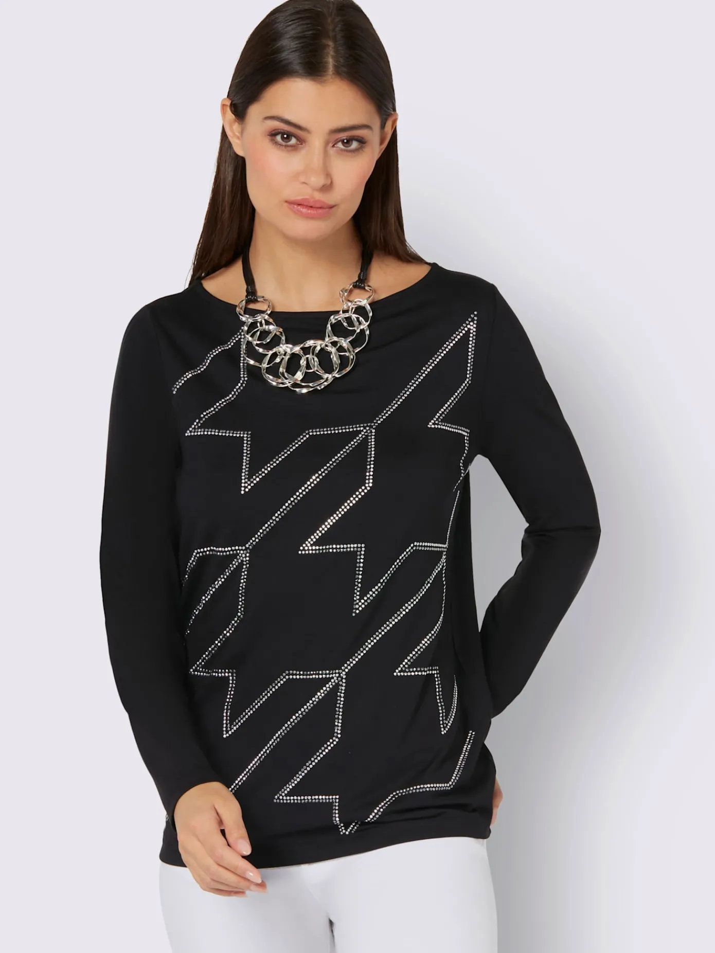 Creation L T-Shirts<T-shirt à manches longues viscose