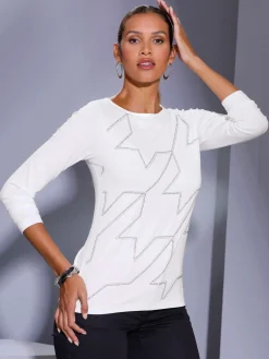 Creation L T-Shirts<T-shirt à manches longues viscose