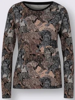 Creation L T-Shirts<T-shirt à manches longues viscose