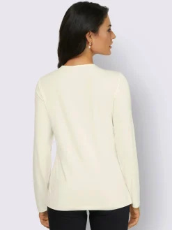 Creation L T-Shirts<T-shirt à manches longues viscose