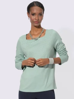 Creation L T-Shirts<T-shirt à manches longues viscose