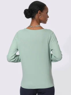 Creation L T-Shirts<T-shirt à manches longues viscose