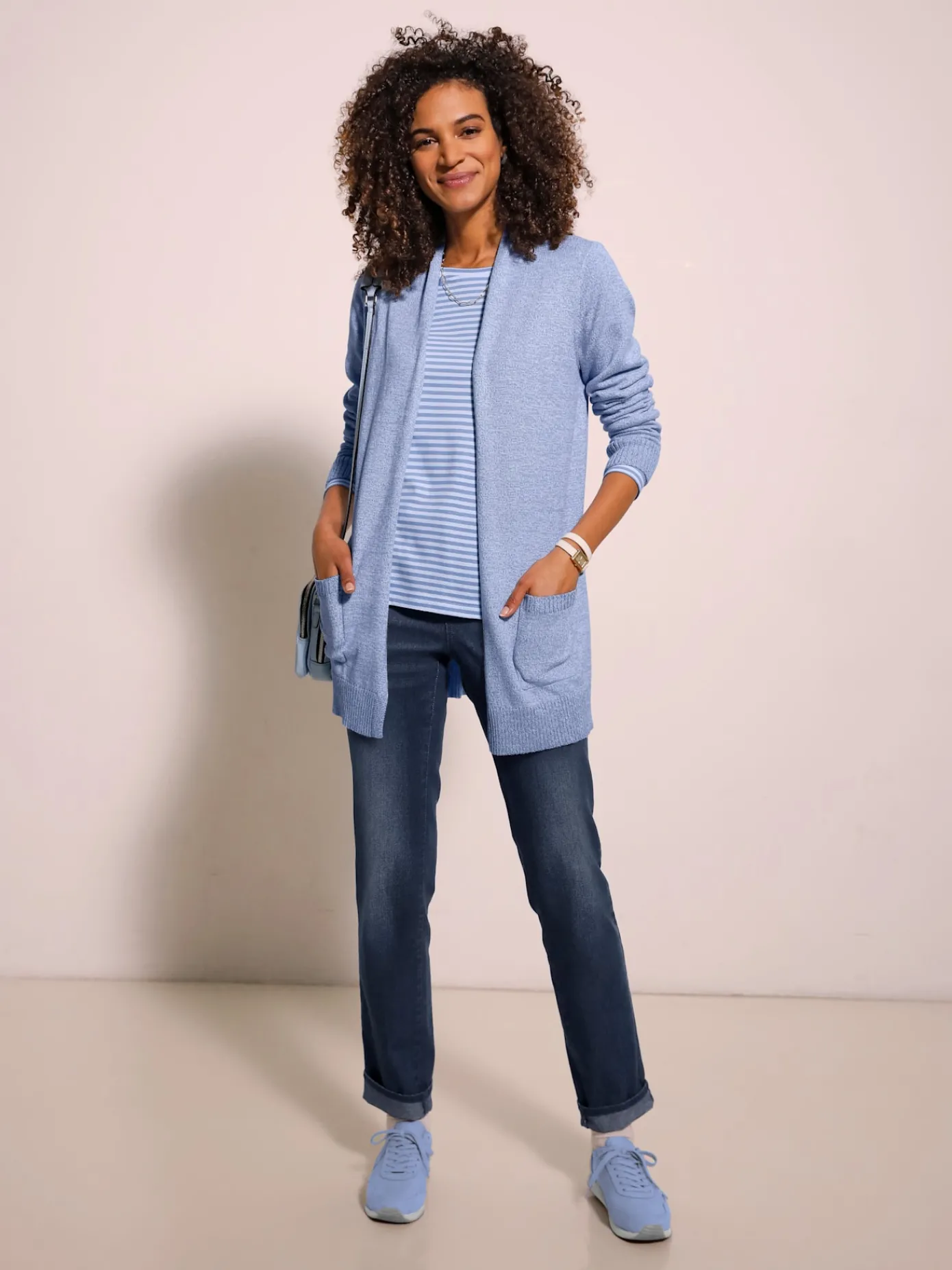 Collection L T-Shirts<T-shirt à rayures 50% coton