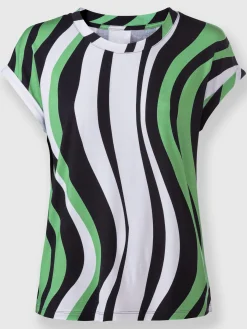 T-Shirts<T-shirt à rayures avec viscose (ecovero)