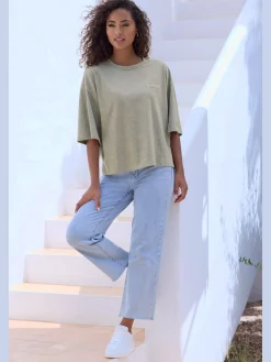 Copenhagen Studios T-Shirts<T-shirt ample logo brodé sur la poitrine