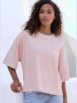 Copenhagen Studios T-Shirts<T-shirt ample logo brodé sur la poitrine