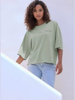 Copenhagen Studios T-Shirts<T-shirt ample logo brodé sur la poitrine