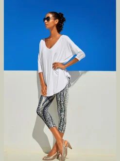 Linea Tesini T-Shirts<T-shirt ample look sportif décontracté