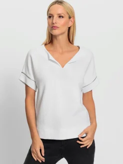 Rick Cardona Tenues De Détente|Pulls<T-shirt ample qualité jacquard structurée