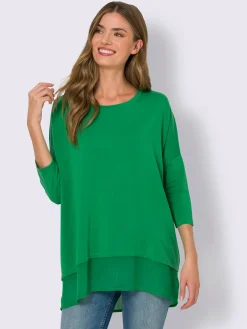 Linea Tesini T-Shirts<T-shirt ample tissu léger à l'ourlet