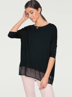 Linea Tesini T-Shirts<T-shirt ample tissu léger à l'ourlet